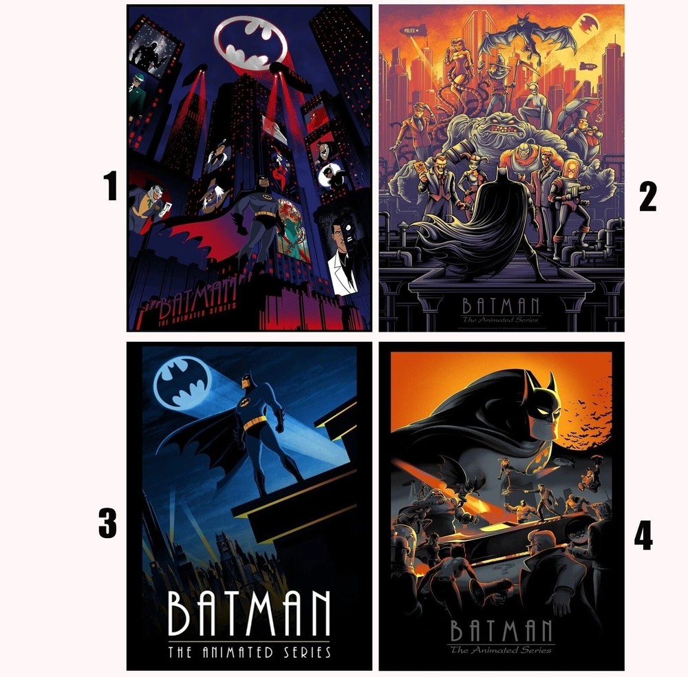 Batman The Animated Series Art Poster Collection
