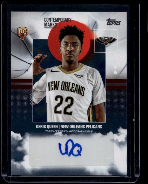 2025-26 Topps Basketball Derik Queen #CM-DQ RC Rookie Contemporary Marks Auto