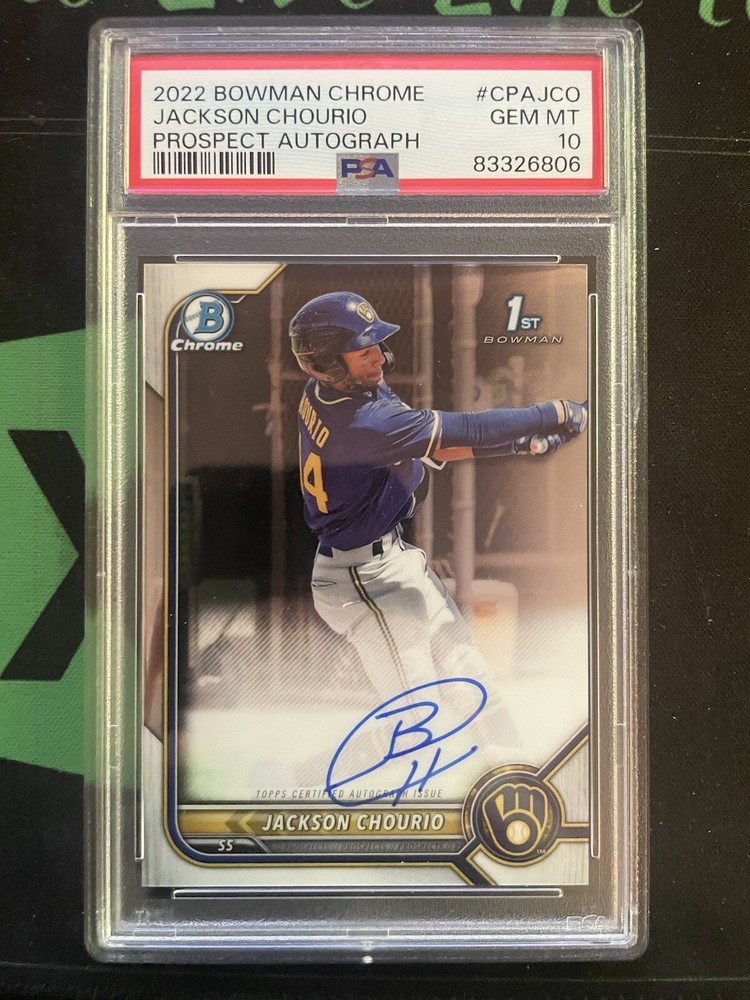 *MYSTERY PACK!* *Jackson Chourio 1st Bowman PSA 10 Chase*