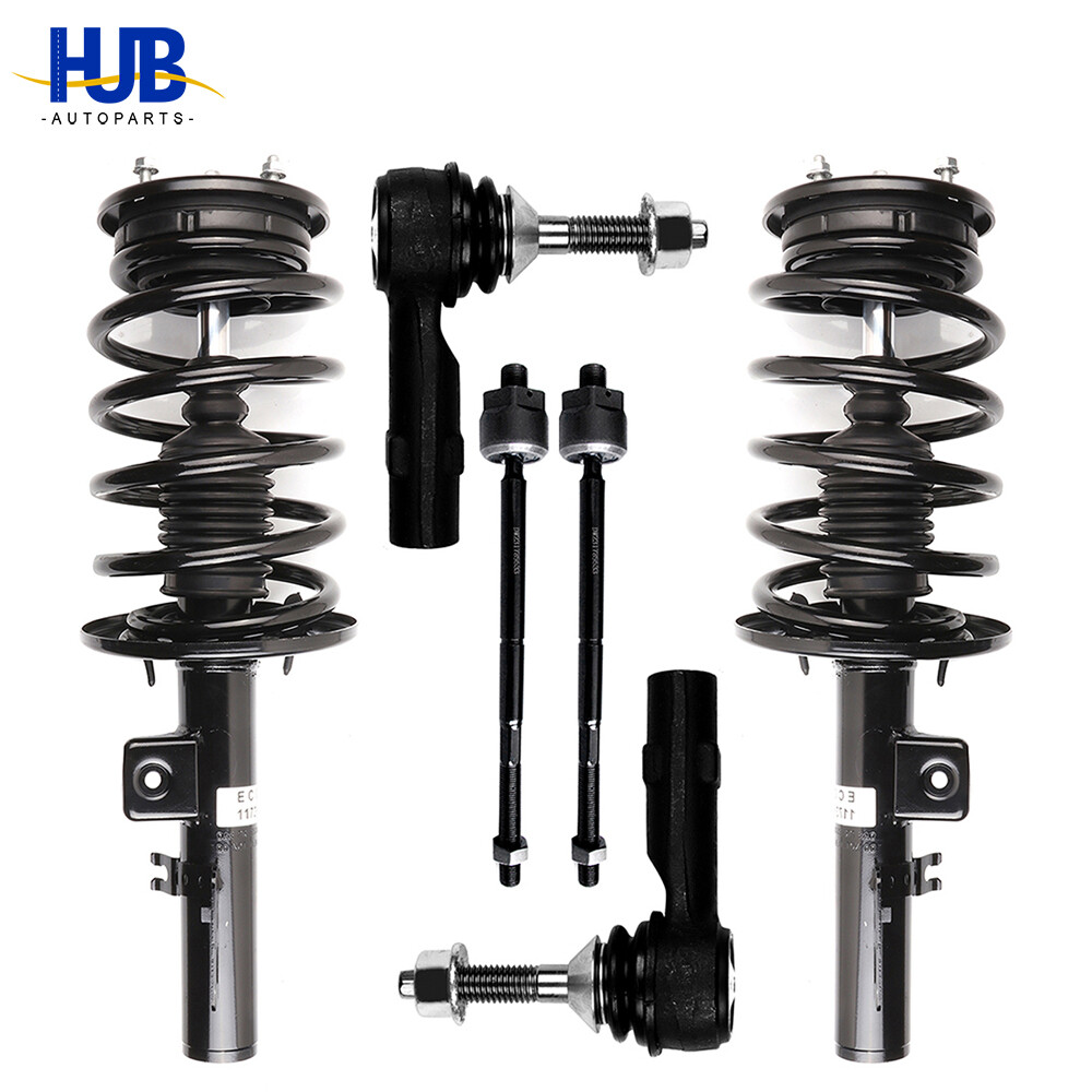 Ford Taurus Mercury Sable FWD Front Struts Coil Spring Tie Rod Kit