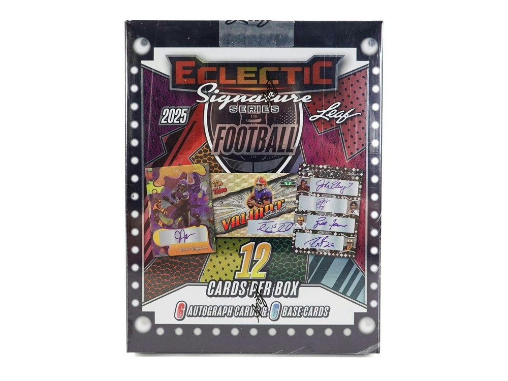 2025 Leaf Eclectic Signature Series Football Hobby Box