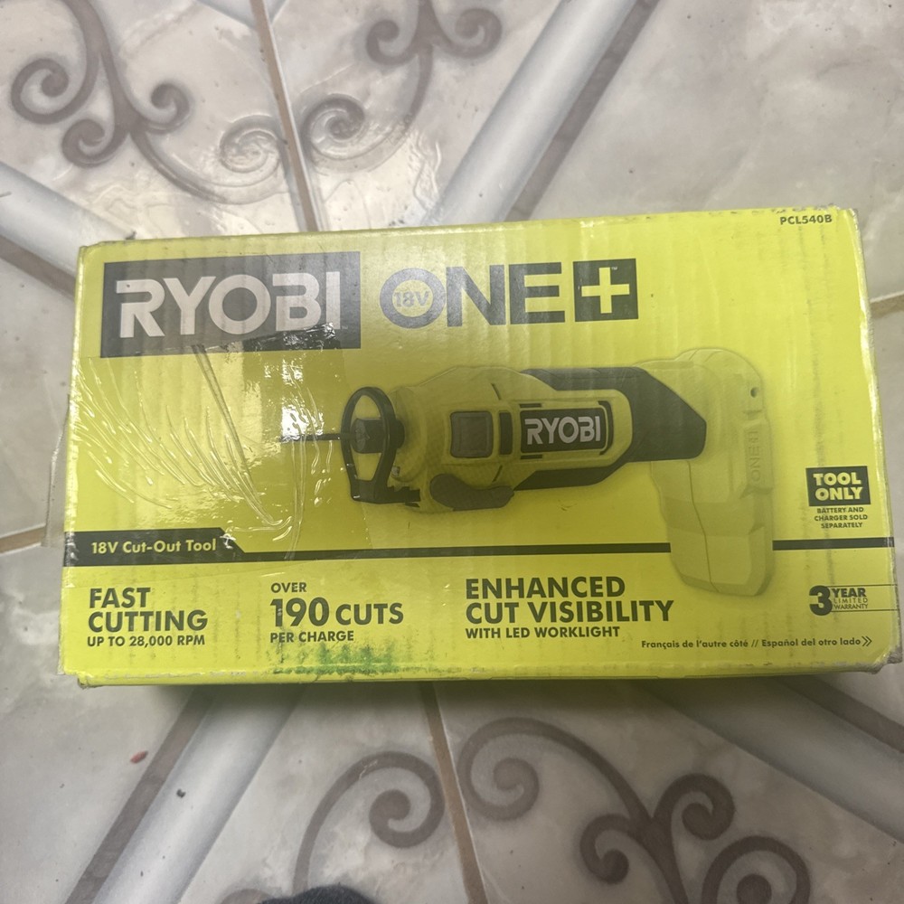 RYOBI PCL540B 18V Cordless Cut-Out Tool Kit Tool Only New