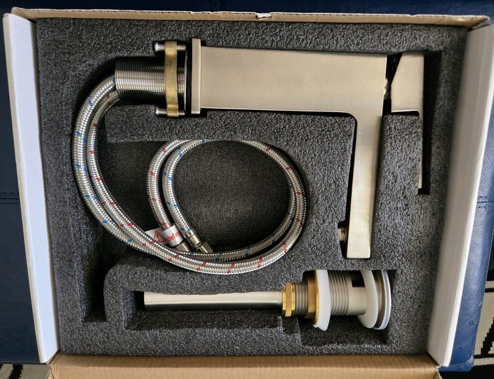 Orlando Single Handle Brushed Nickel Faucet ORB1112 Brand New in Box