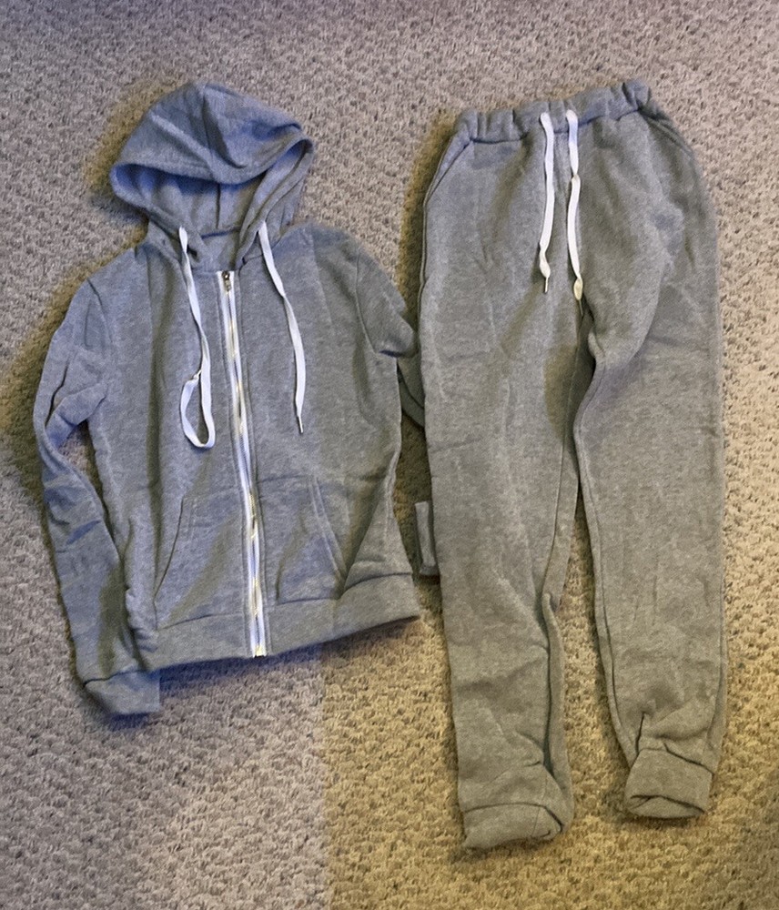 Women’s Tracksuit Set Gray Small