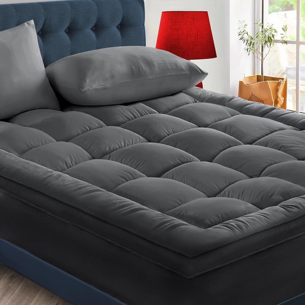 Mattress Topper Queen Size - Extra Thick Cooling Mattress Pad Cover