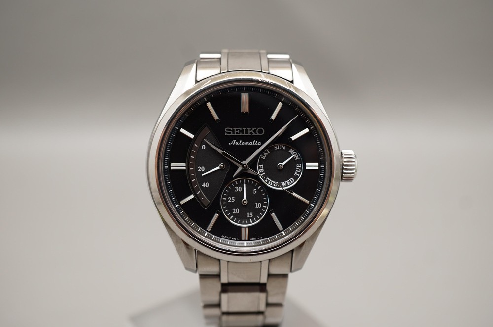 Seiko Presage SARW023 6R21 Black Dial Automatic Power Reserve JDM Watch