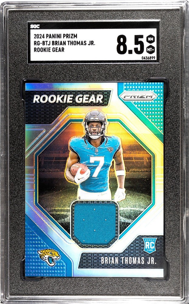 2024 Panini Prizm Rookie Gear Brian Thomas Jr MEM RC RG-BTJ