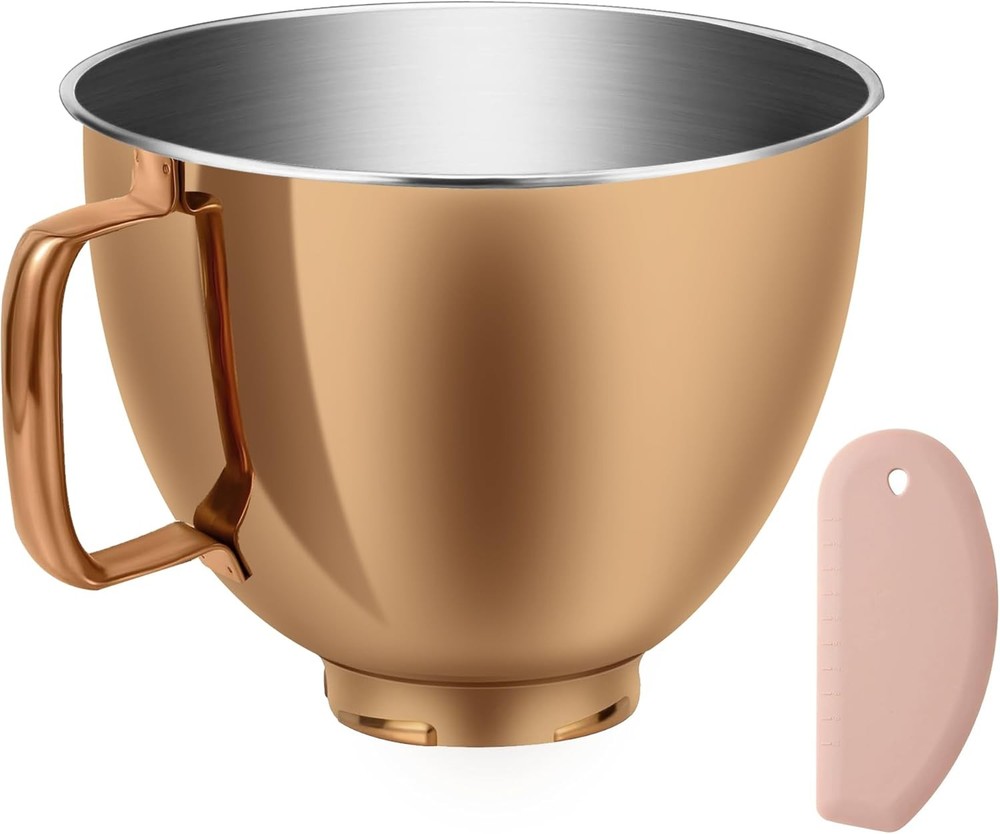 5 Quart Stainless Steel Mixer Bowl for Kitchenaid Classic&Artisan Tilt Head Mixe