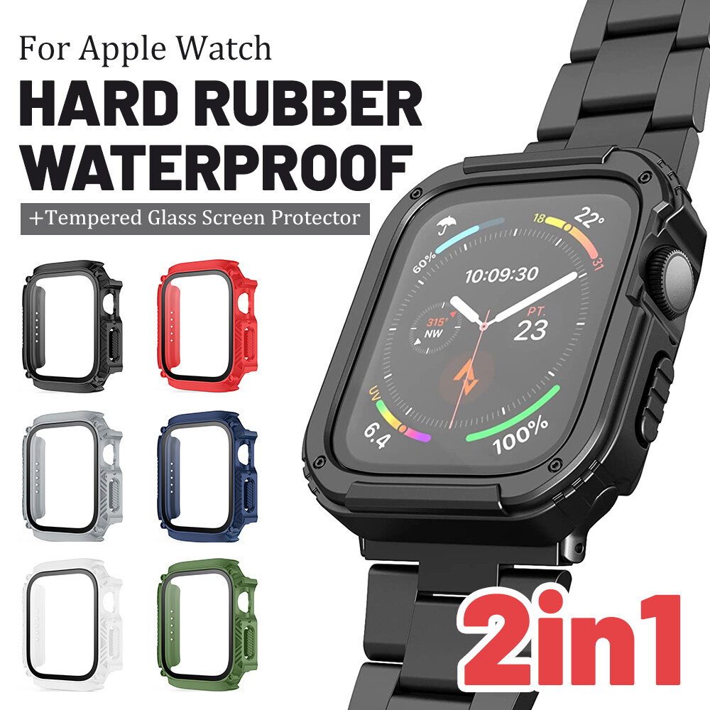 For Apple Watch Ultra 8/7/6/5/4/SE 2 49/41/45/44mm Full Case Rugged Bumper Cover