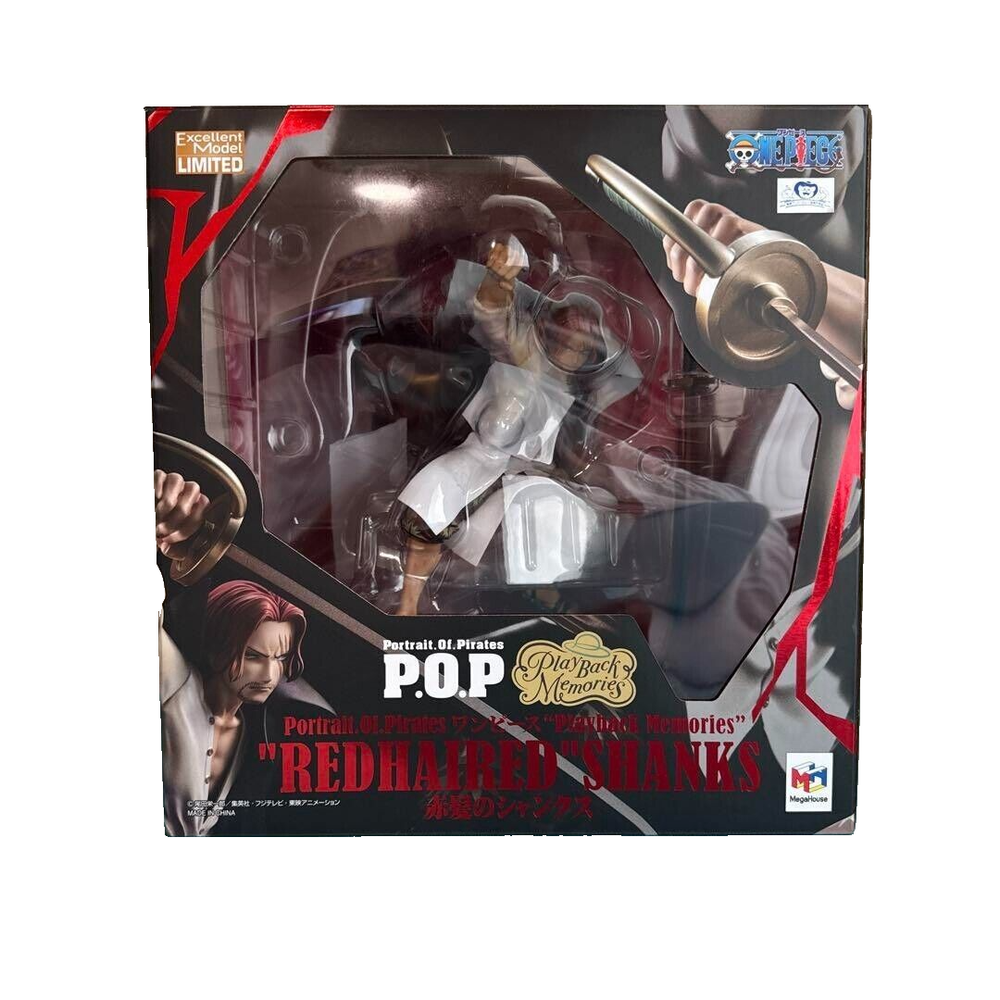 One Piece Portrait.Of.Pirates Playback Memories Shanks Figure EXPRESS