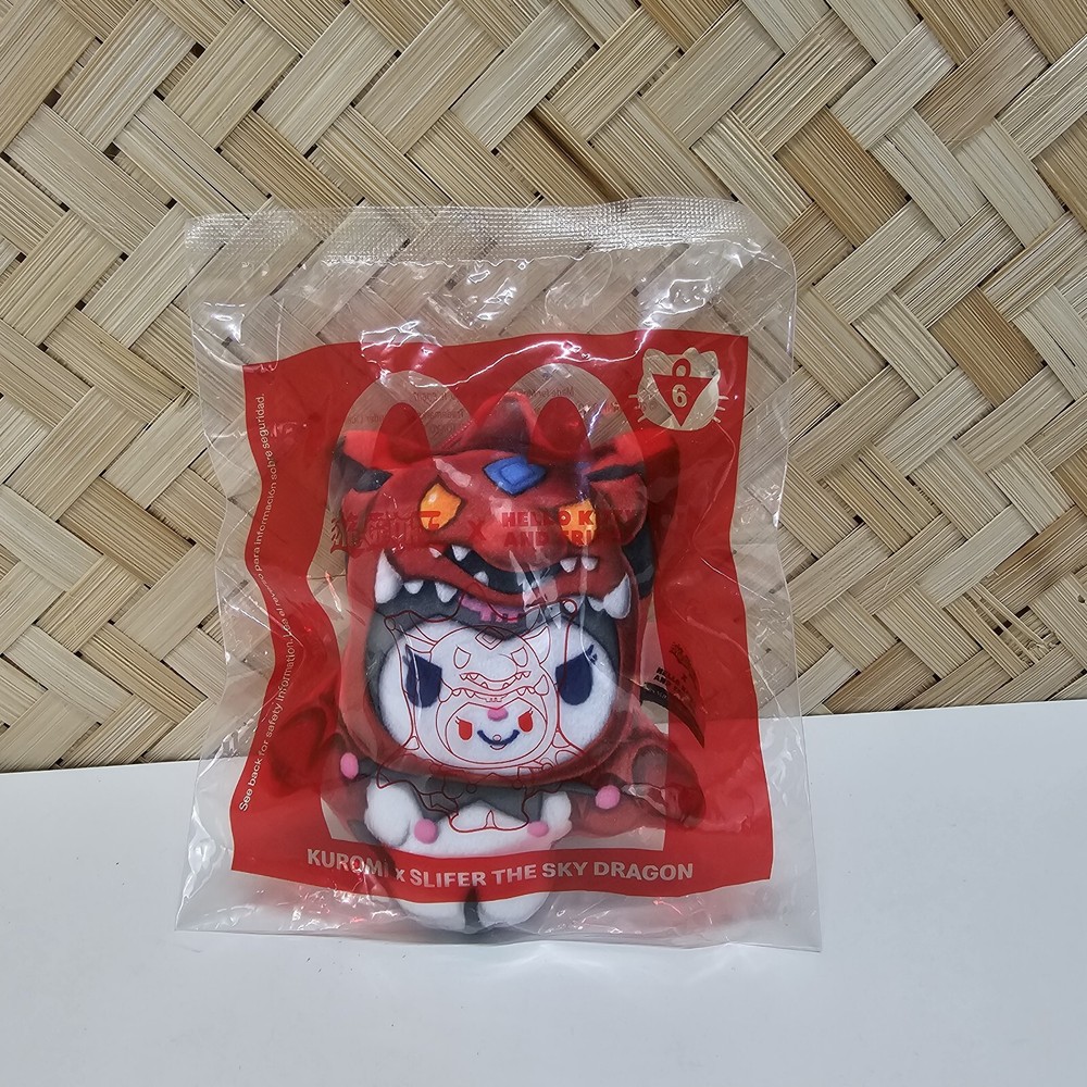 McDonalds 2024 Yu-Gi-Oh Hello Kitty Kuromi Slifer The Sky Dragon Toy #6  