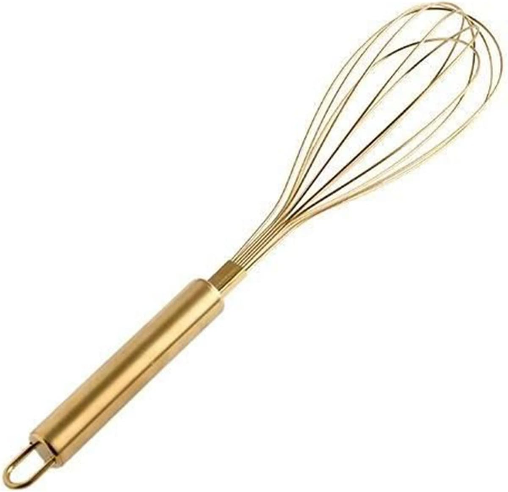 Angel Stainless Steel Gold Hand Mixer Eco-Friendly Whisk