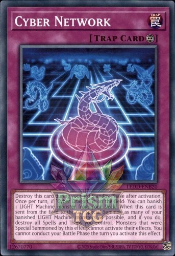 Cyber Network LEDD-ENB20 Yugioh Trading Card Deck Booster Pack