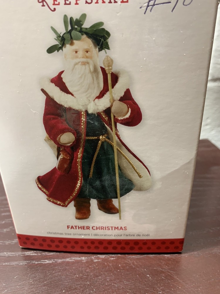 hallmark keepsake 2013 #10 father christmas santa ornament