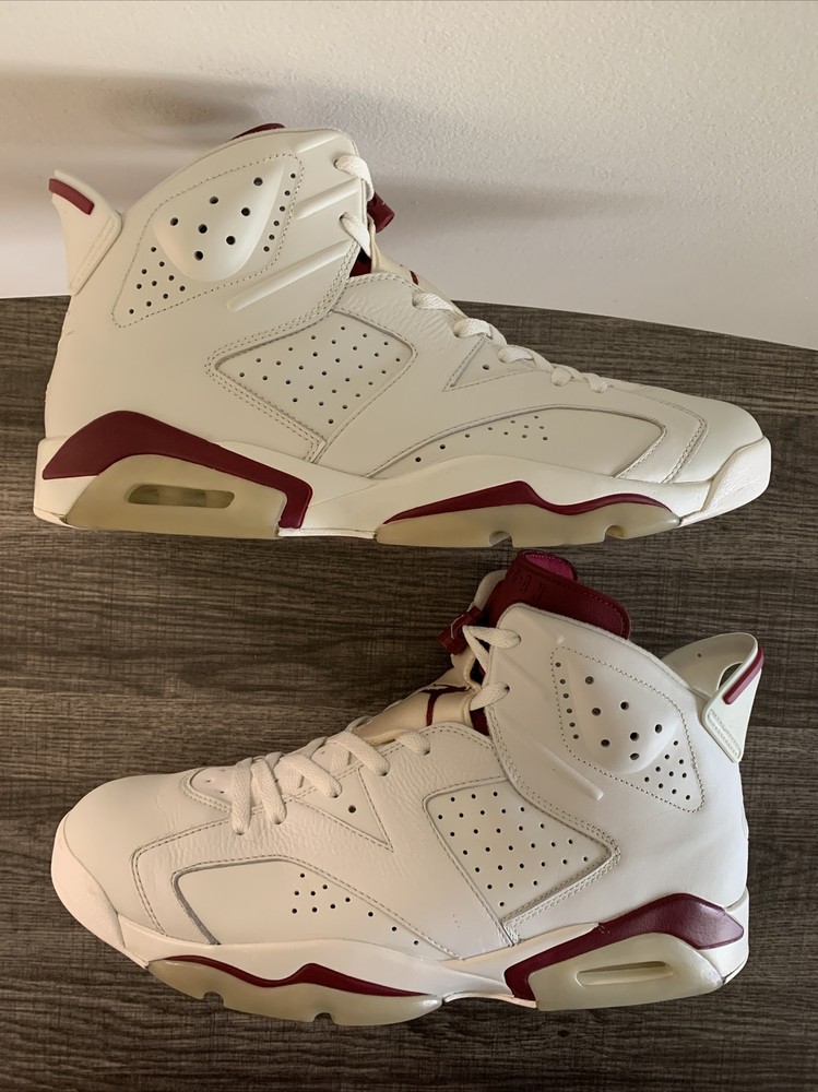 Size 14 - Nike Air Jordan 6 Retro Maroon 2015