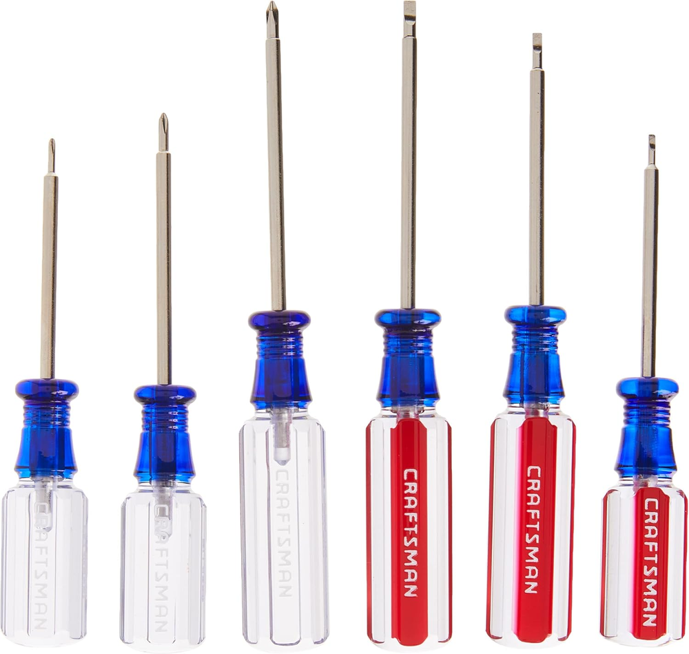 CRAFTSMAN 6-Piece Jewelers Screwdriver Set, Precision Tools (CMHT65043)