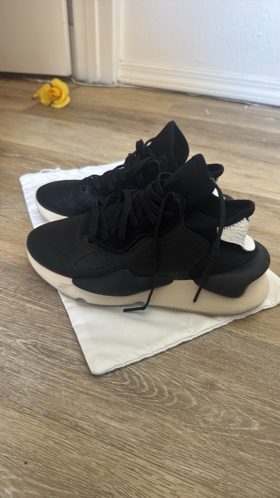 adidas Y-3 Kaiwa Yohji Yamamoto Black Men's Size 7 Women's 8.5 Shoes FZ6384
