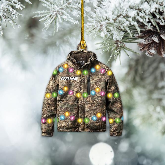Hunting Coat Christmas Ornament  Hunting Jacket Ornament  Hunter Ornament Gift