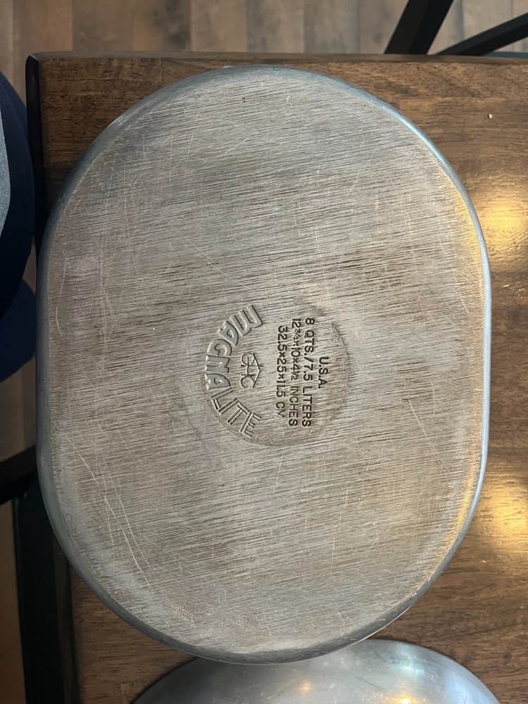 Magnalite GHC 8 Qt Roaster Dutch Oven with Lid Vintage, Made in USA