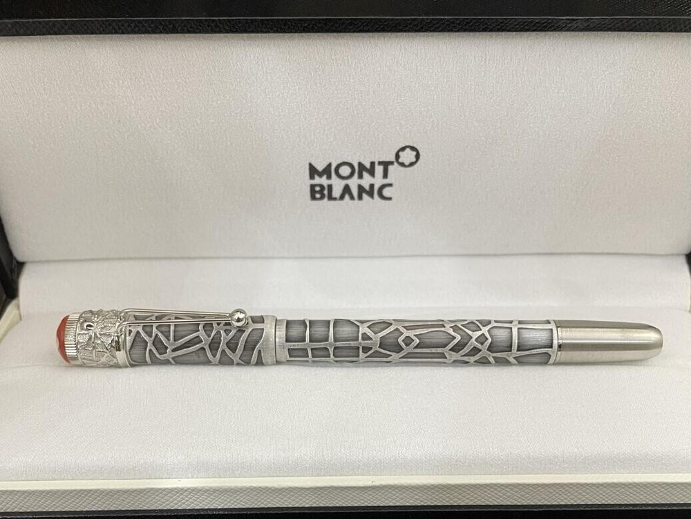 Montblanc Classique Luxury Rollerball Pen Silver New With Box