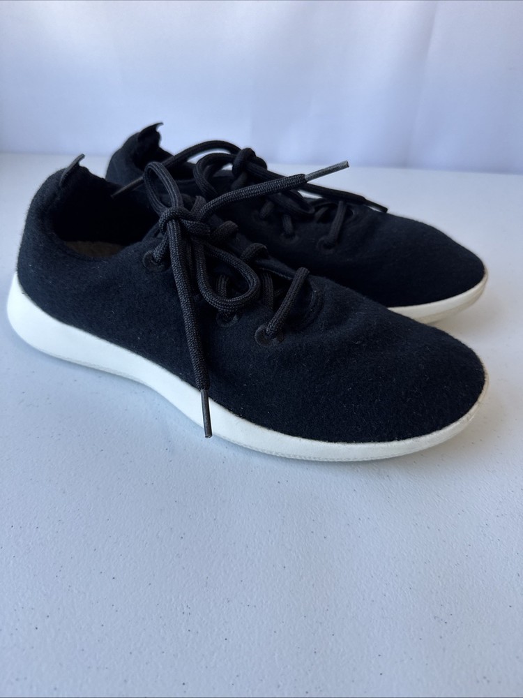 Allbirds Wool Runners  Women’s Comfort Sneakers Size 8  Black