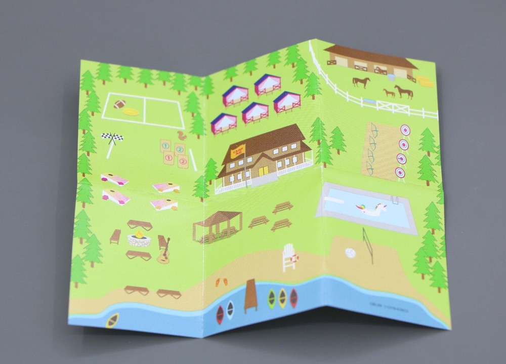 American Girl A map for Summer Camp Hangout Play Set 18'' doll Hiking