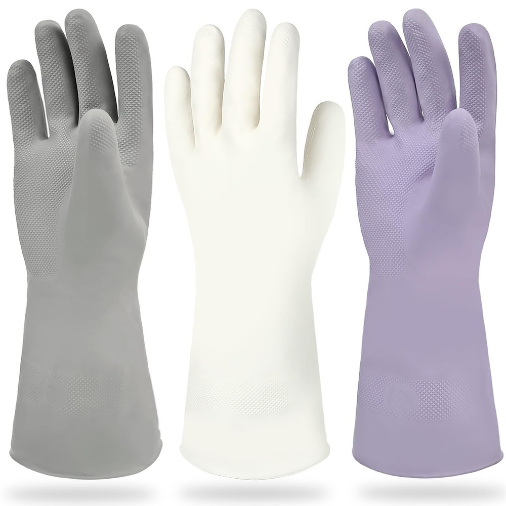 Odor-Free Reusable Latex-Free Household Rubber Gloves