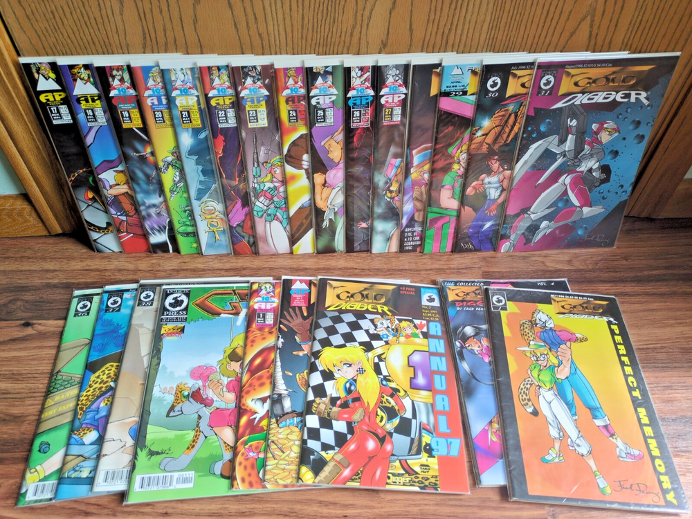 Vintage Gold Digger Comic Lot of 24 2nd Series Fred Perry Furry Anthro