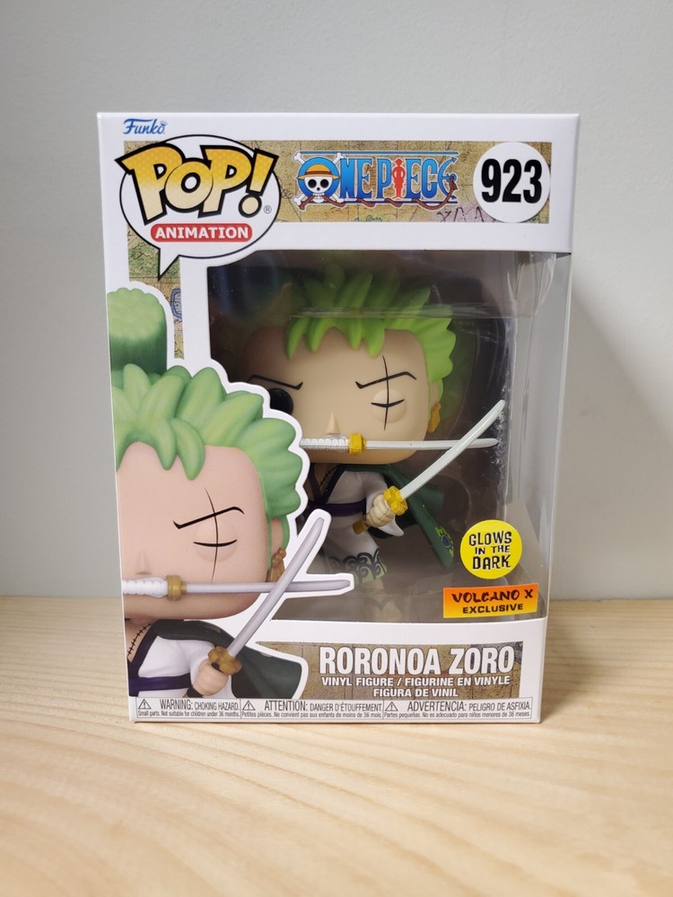 Glow-in-the-Dark Funko Pop Roronoa Zoro #923 Volcano X Exclusive