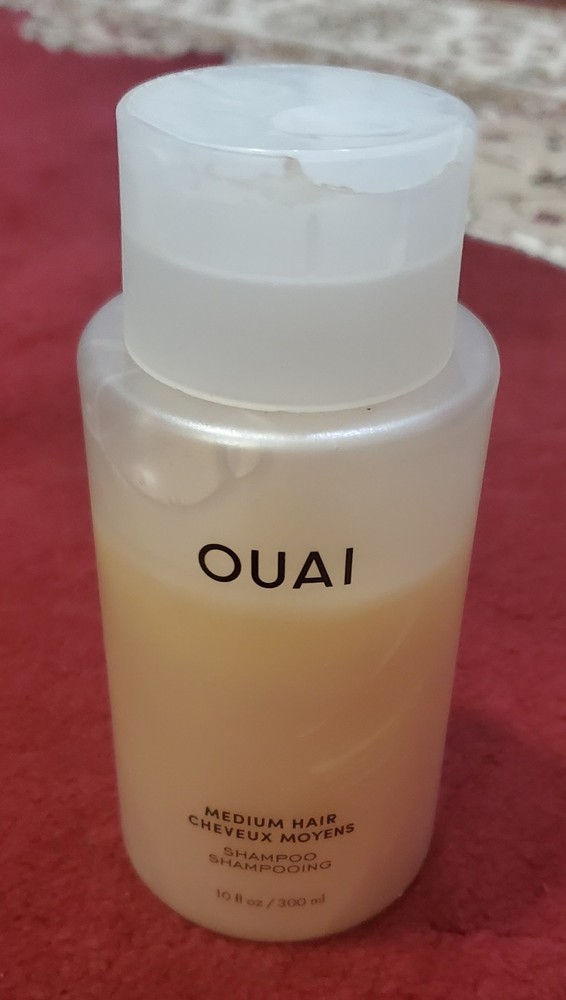 OUAI Medium Hair Shampoo 300ml/10 fl. oz. 75% product in bottle