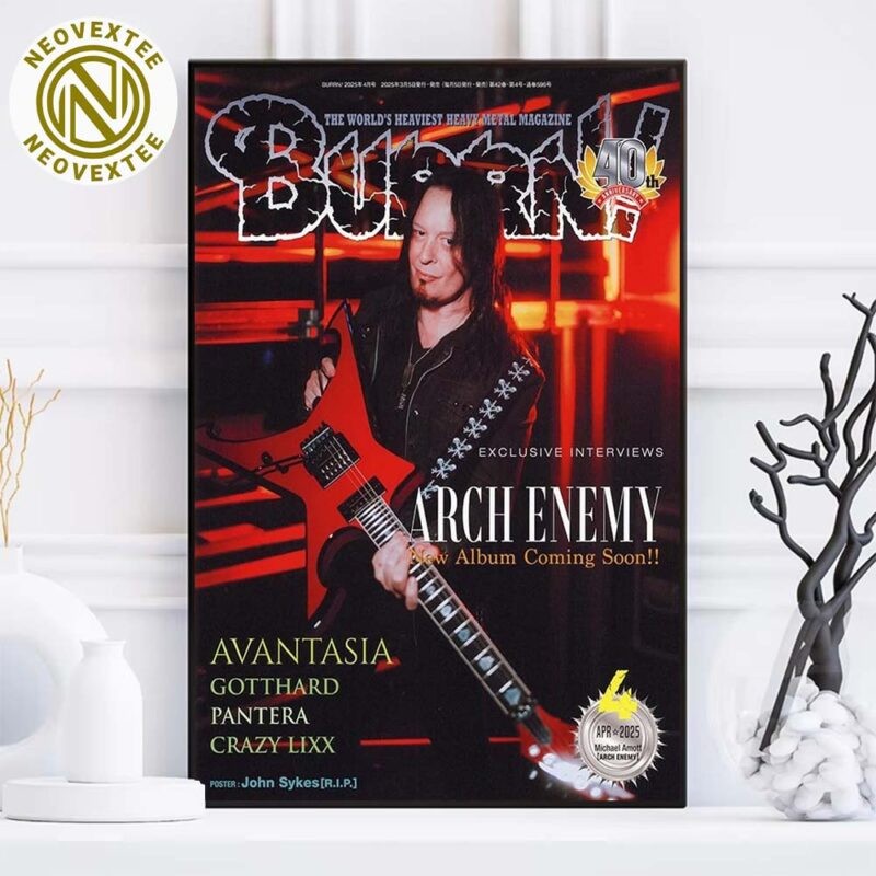 NEW Michael Amott The World’S Heaviest Heavy Metal Poster Decor No Frame