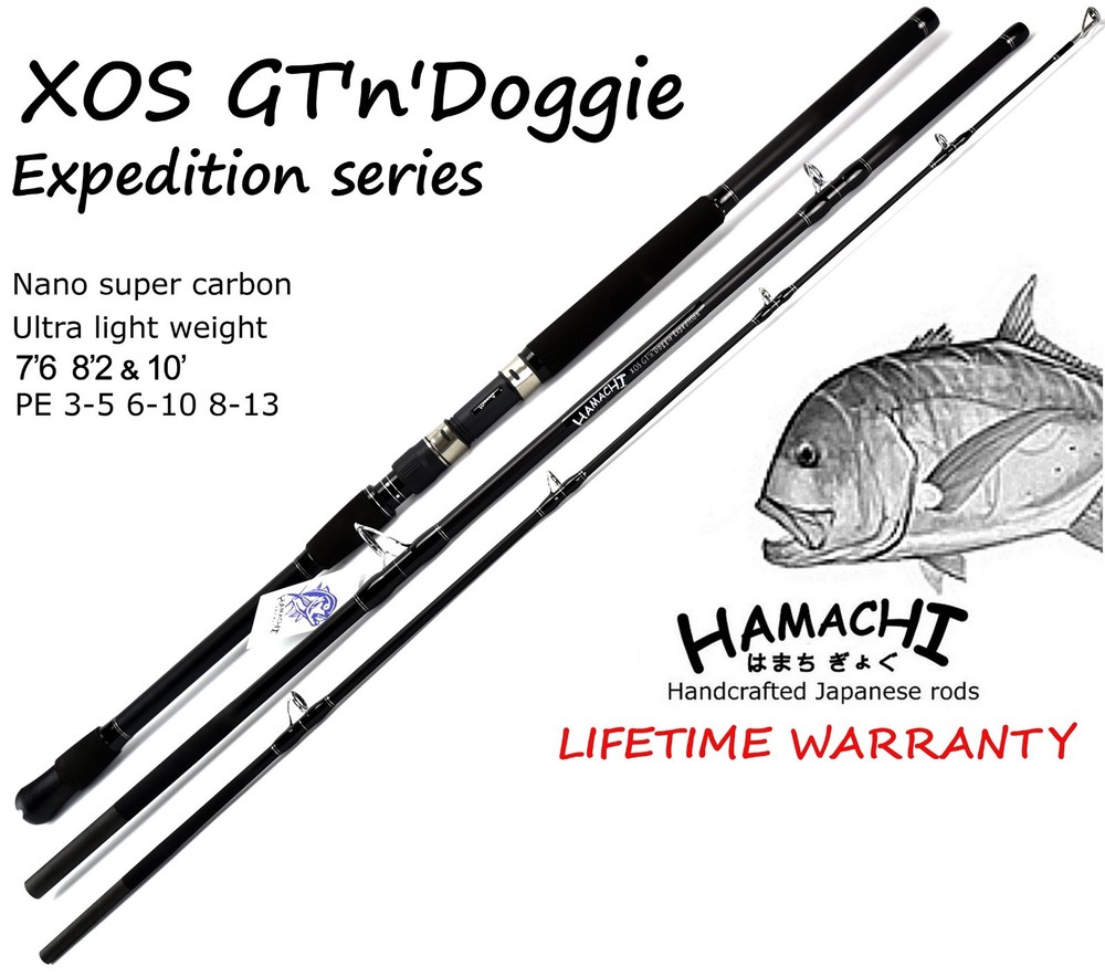 2026 HAMACHI XOS GT'n'Doggie Exp - Popper  Stickbait - Japanese spin fishing rod