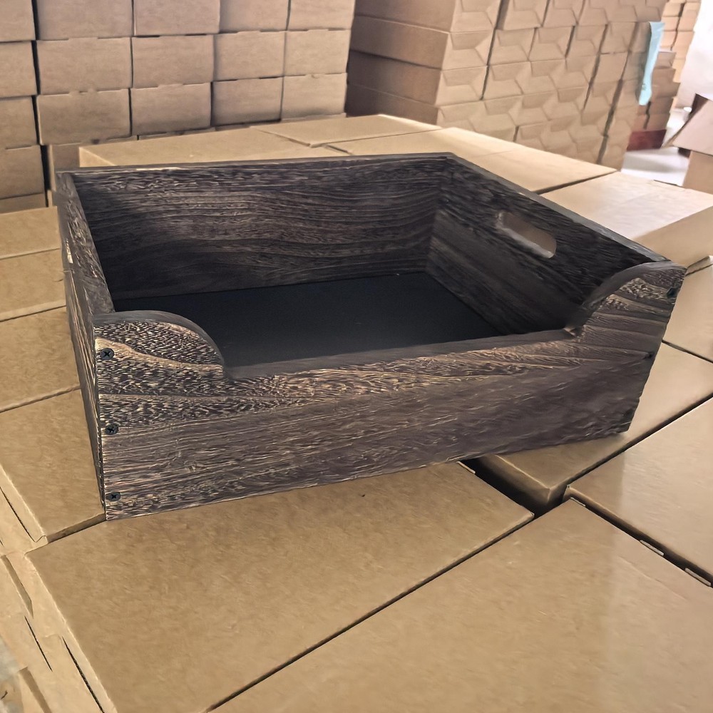 Cat Litter Box Wooden Sturdy Kitten Potty Toilet for Living Room Dorm Corner