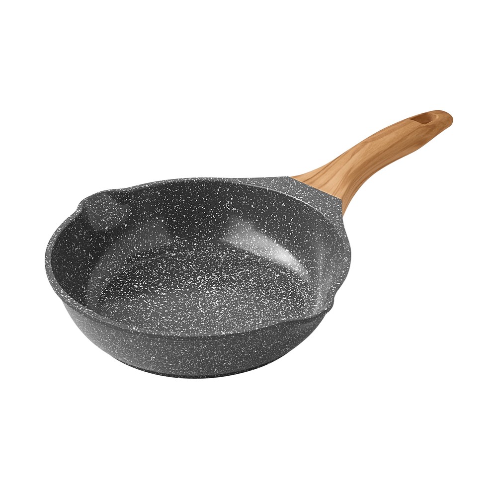 Prairie Cast Aluminum 8-Inch Charcoal Speckle Fry Pan