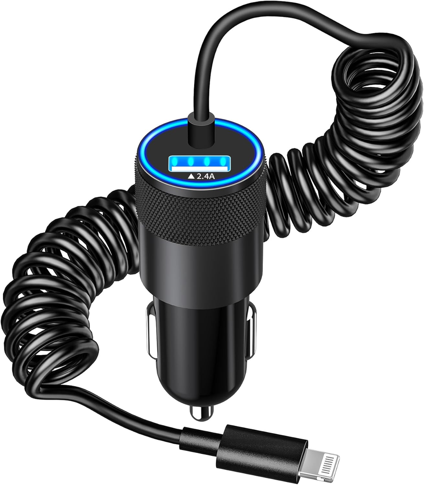 【Mfi Certified】Iphone Car Charger Fast Charging,  4.8A USB Car Charger Fast Char