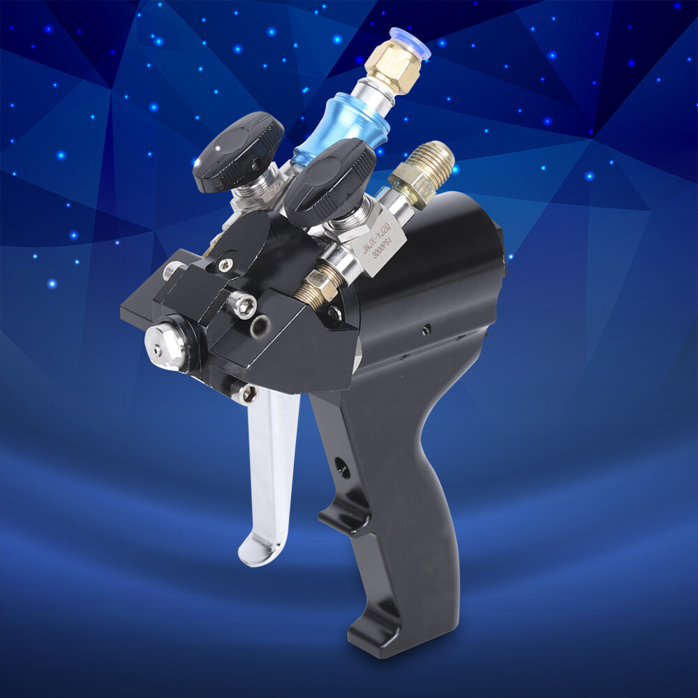 Black P2 PU Foam Spray Gun Upgrade Polyurethane Air Purge Spray Gun US Shipping
