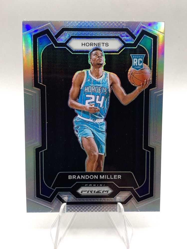 2023 Panini Prizm Brandon Miller Silver Prizm Rookie RC #152 Hornets