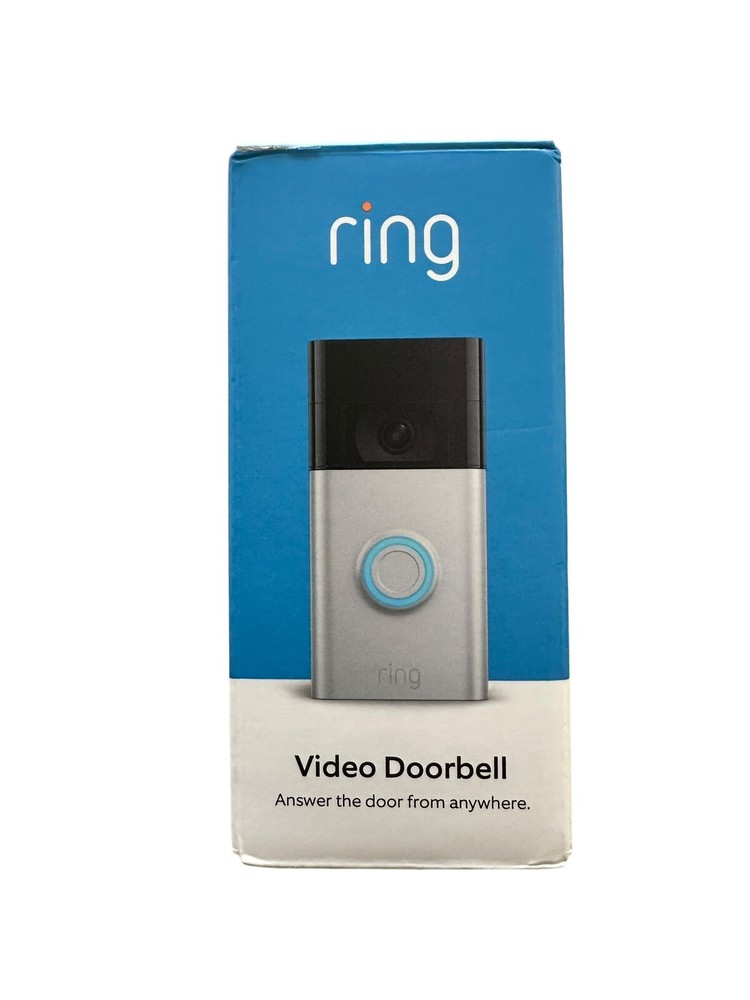 Ring Doorbell 2nd Gen with HD Video 1080P, Motion Activated Alerts, Satin Nickel
