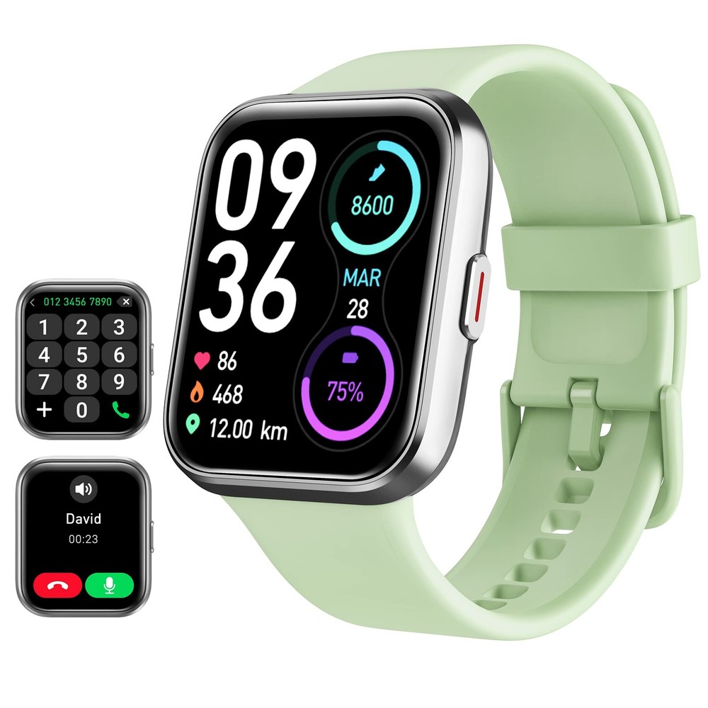 Smart Watch for Men and Women with Alexa, Call Features, 1.8 Touch Screen