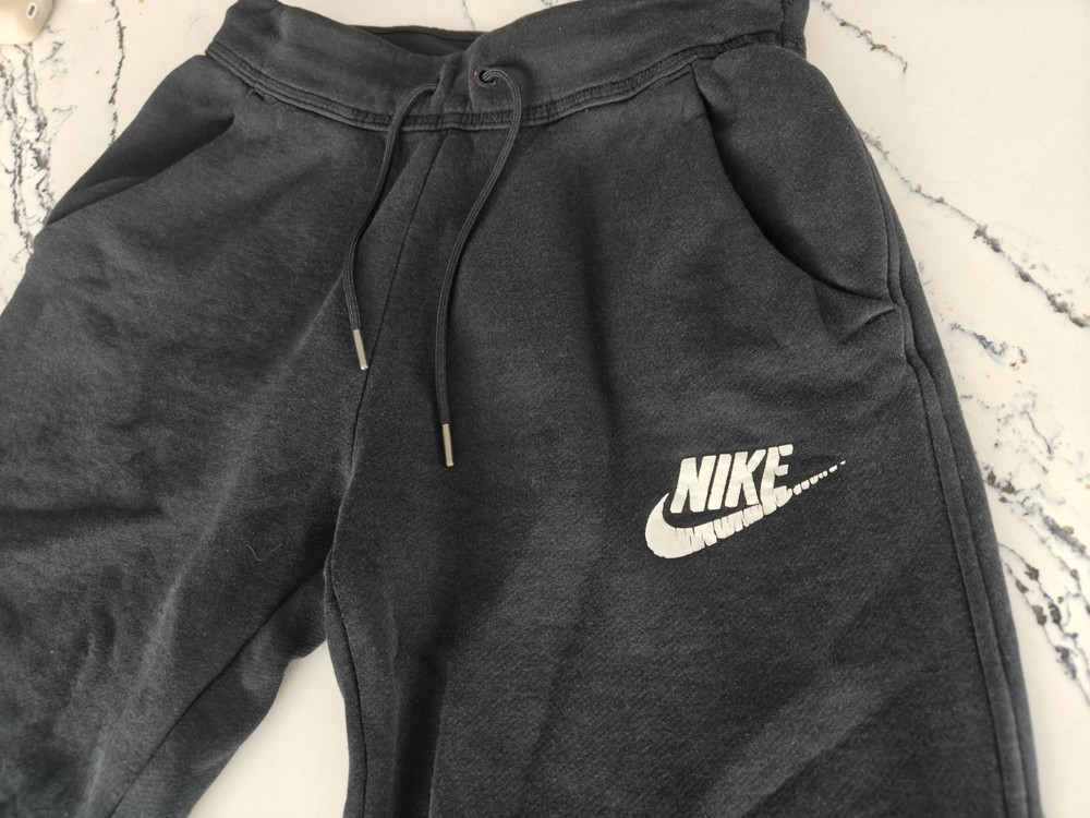 Nike Black Fleece Sweatpants Joggers Small READ DESCRIPTION