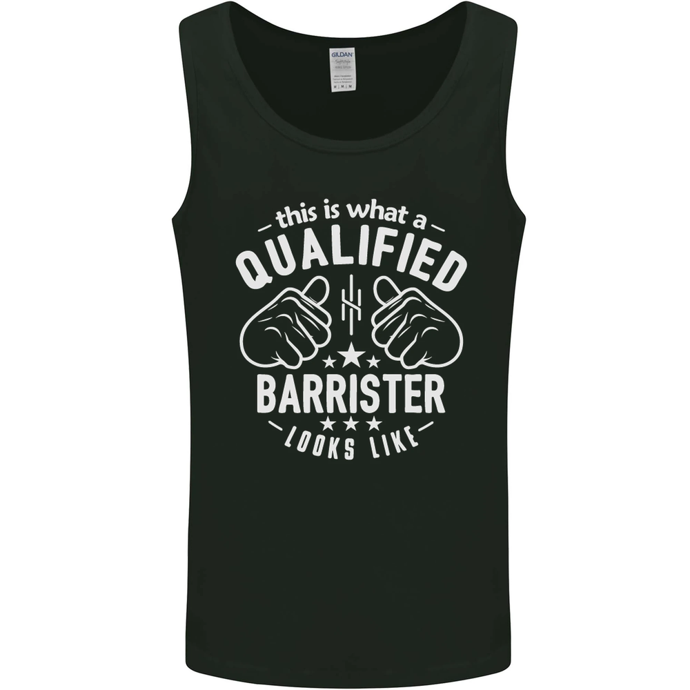 This Is What a Qualified Barrister Looks Like Mens Vest Tank Top
