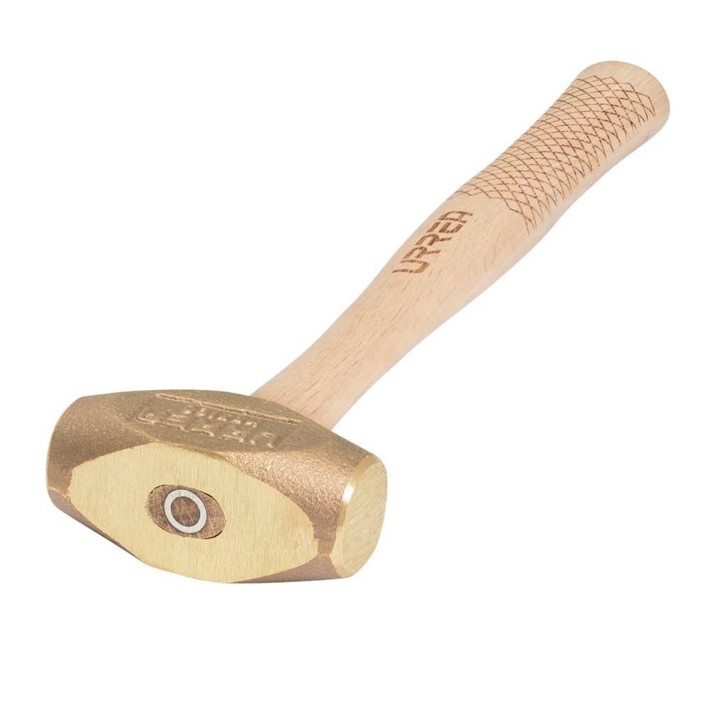 30-Ounce Brass Head Drilling Hammer with Forged Striking Head