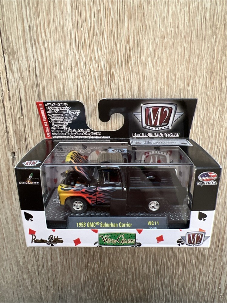 M2 Machines 58 1958 GMC Suburban Carrier Truck Wild Cards Chevy WC11 15-59