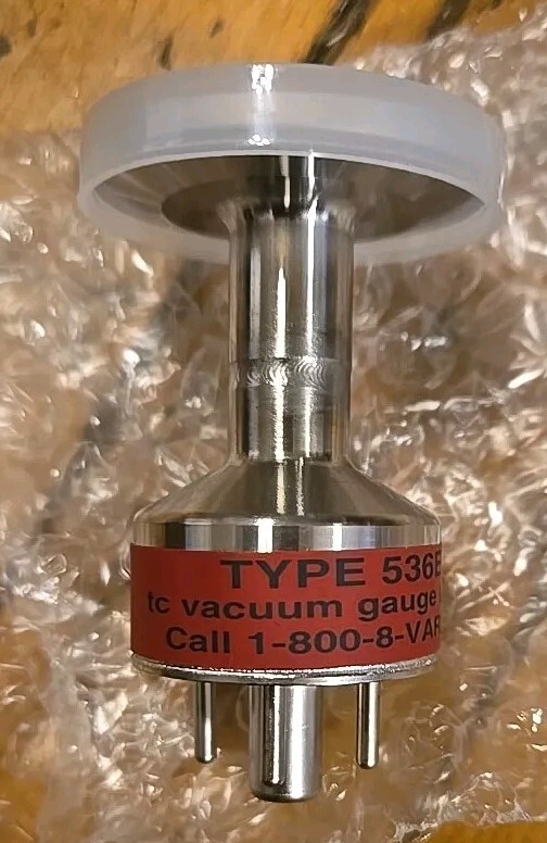 Varian TYPE 0536E Thermocouple Vacuum Gauge L6141-109