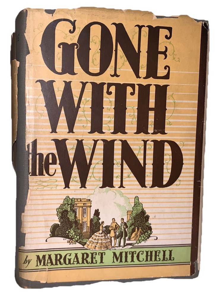 1936, 1st Ed, 2nd Printing, GONE WITH THE WIND, by MARGARET MITCHELL 
