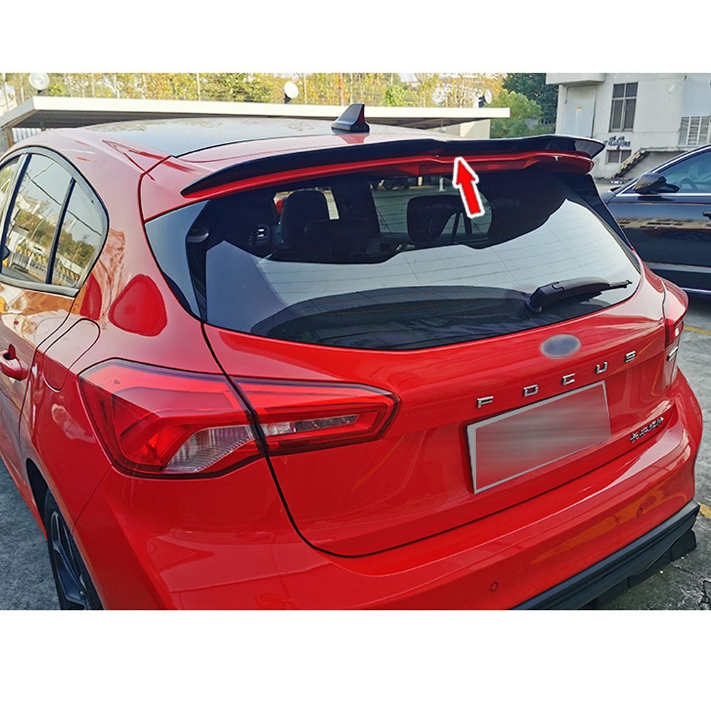 Unpainted Fit For Ford Focus MK4 5Dr ST-Line Rear Roof Trunk Spoiler Wing 2023