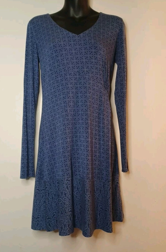 Athleta Dress Womans Long Sleeve Floral Sz Xs