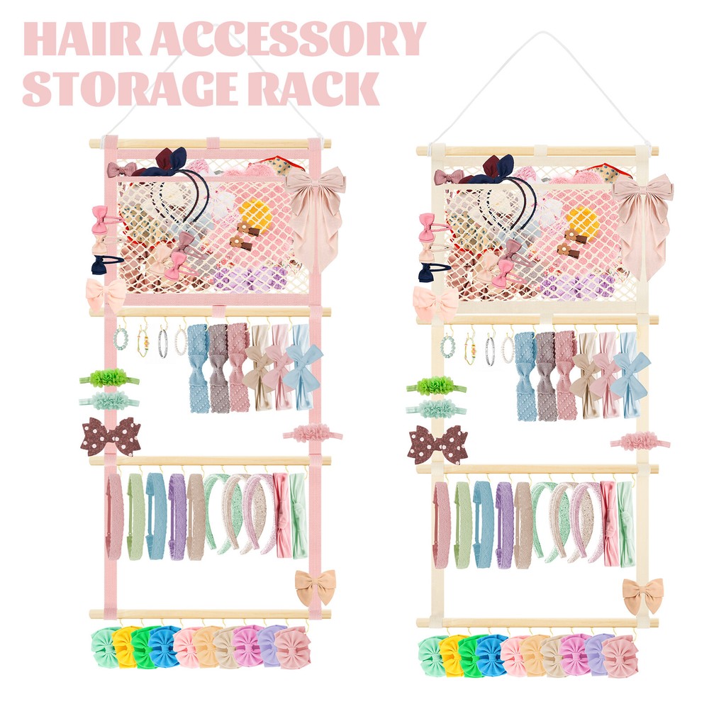 Sturdy Wall Mounted Headband Holder for Organized Display