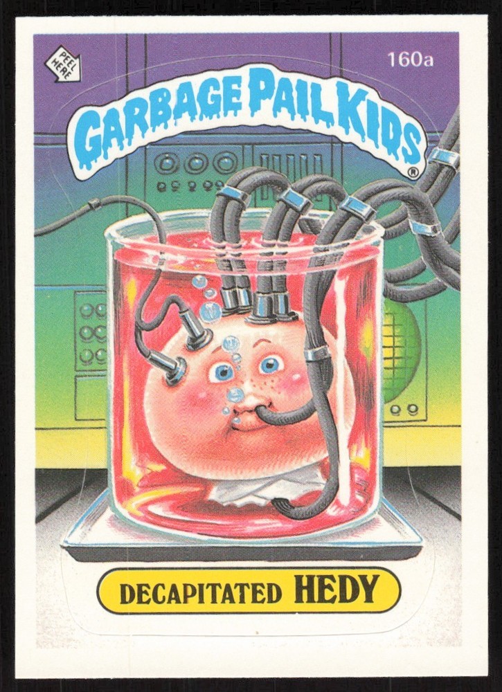 1986 Topps Garbage Pail Kids Vintage Sticker Cards Collection