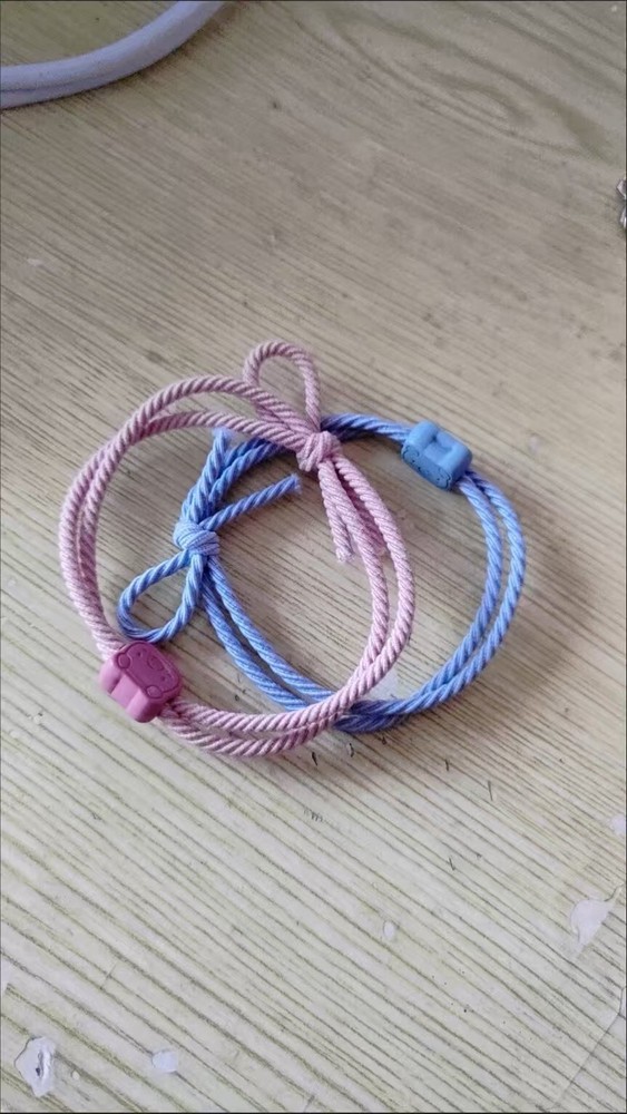 2pcs Girls Hair Rings Rope Tie Rubber Bands for Kids Hair Accessories